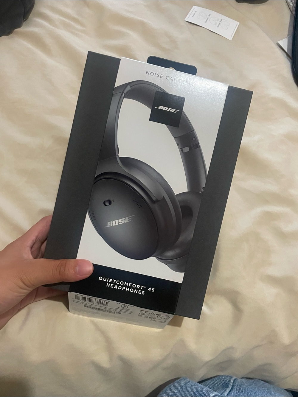 Bose QuietComfort 45 Wireless Over-Ear Headphones — Black